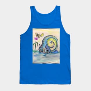 Surrealistic Snail Tank Top